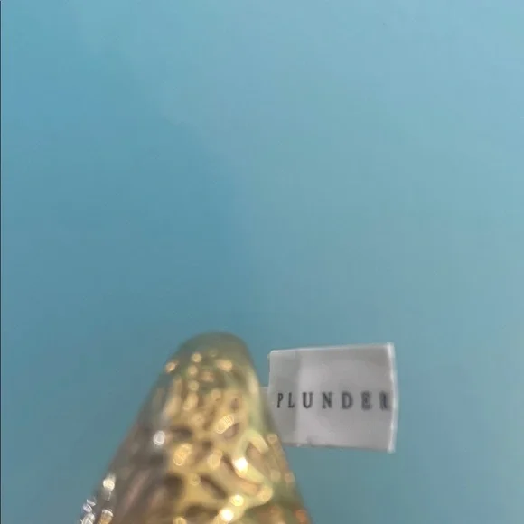 Plunder Gold Ring with Blue Stone - Picture 2 of 6